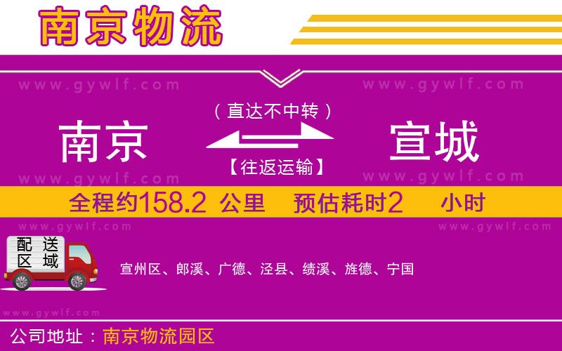 南京到宣城物流公司 南京到宣城物流公司