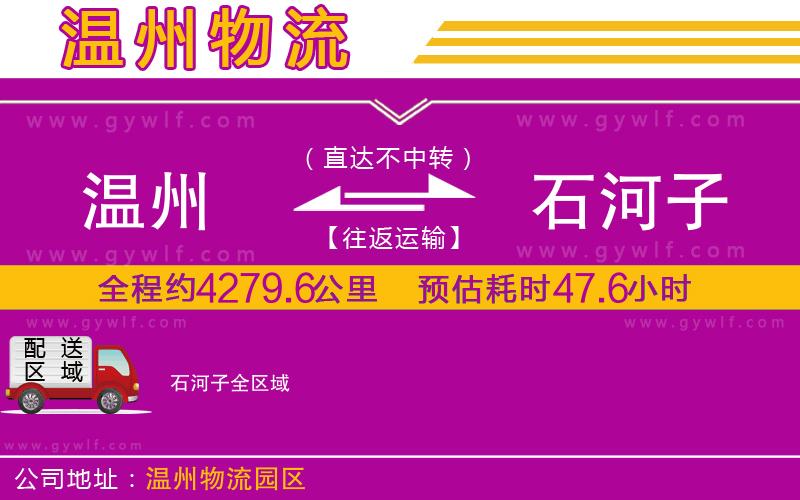 溫州到石河子物流公司 溫州到石河子物流公司