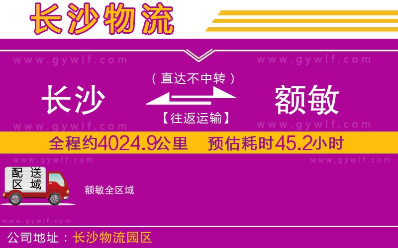 長沙到額敏物流公司 長沙到額敏物流公司