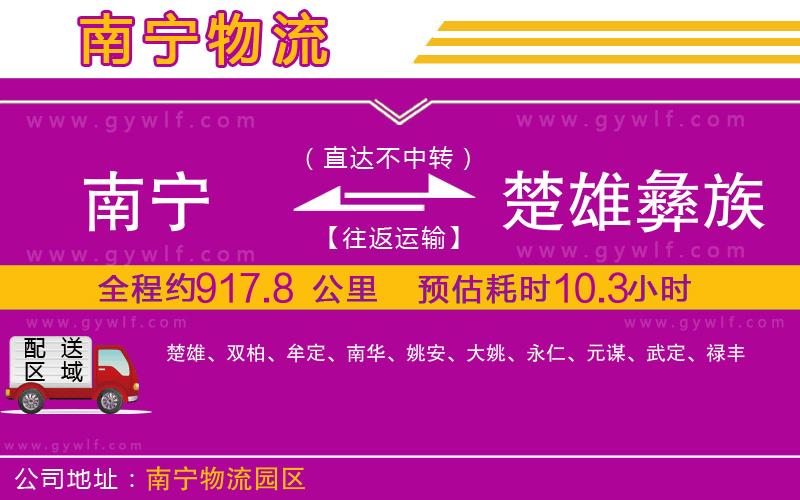 南寧到楚雄彝族自治州物流公司 南寧到楚雄彝族自治州物流公司