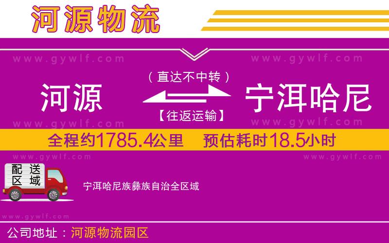 河源到寧洱哈尼族彝族自治物流公司 河源到寧洱哈尼族彝族自治物流公司