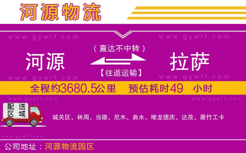 河源到拉薩物流公司 河源到拉薩物流公司