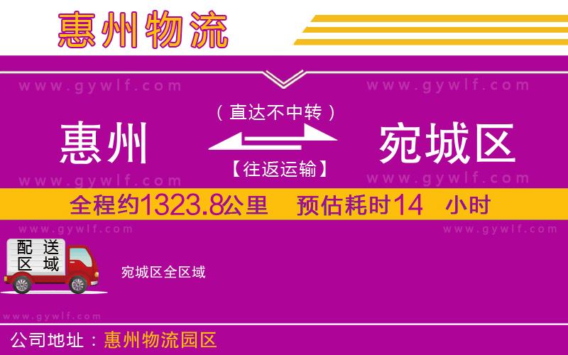 惠州到宛城區(qū)物流公司 惠州到宛城區(qū)物流公司