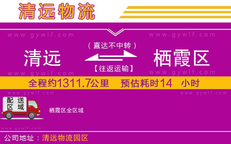 清遠(yuǎn)到棲霞區(qū)物流公司 清遠(yuǎn)到棲霞區(qū)物流公司