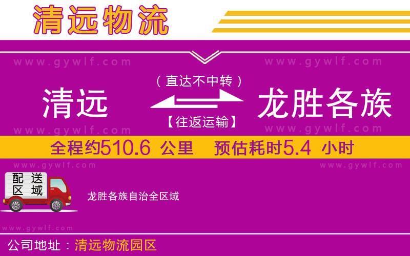 清遠(yuǎn)到龍勝各族自治物流公司 清遠(yuǎn)到龍勝各族自治物流公司