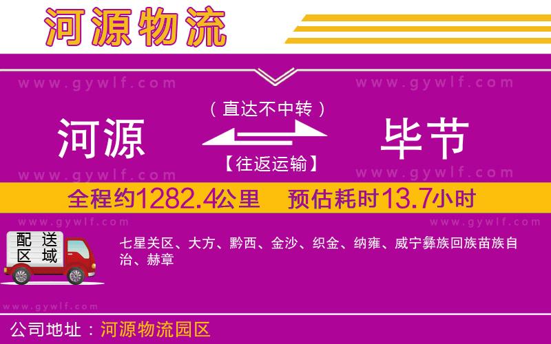 河源到畢節(jié)物流公司 河源到畢節(jié)物流公司