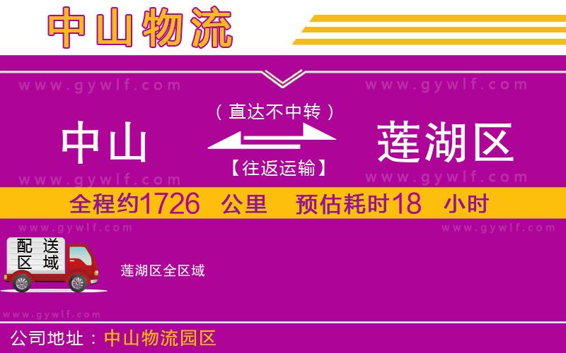 中山到蓮湖區(qū)物流公司 中山到蓮湖區(qū)物流公司
