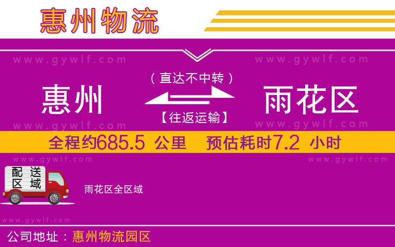 惠州到雨花區(qū)物流公司 惠州到雨花區(qū)物流公司