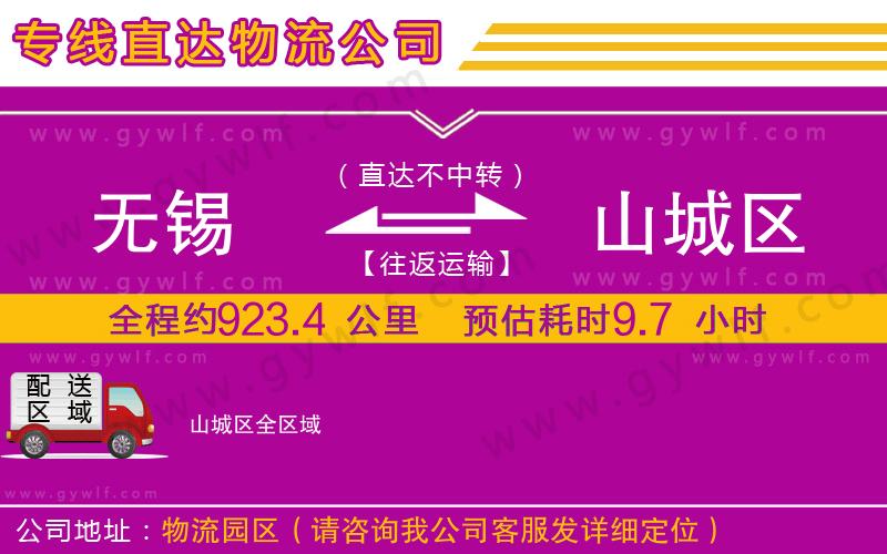 無(wú)錫到山城區(qū)物流公司 無(wú)錫到山城區(qū)物流公司