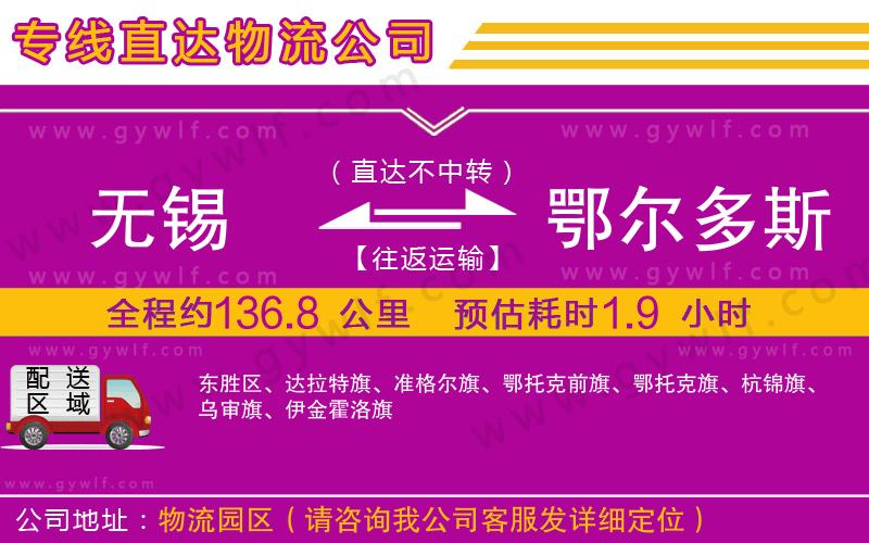 無(wú)錫到鄂爾多斯物流公司 無(wú)錫到鄂爾多斯物流公司