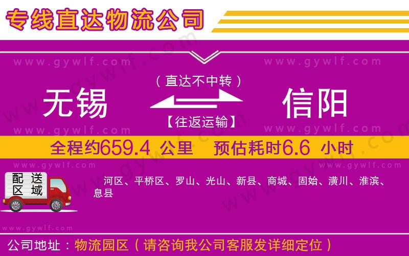 無(wú)錫到信陽(yáng)物流公司 無(wú)錫到信陽(yáng)物流公司