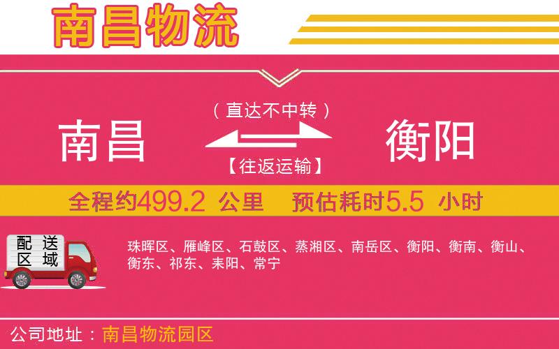 南昌到衡陽(yáng)物流公司 南昌到衡陽(yáng)物流公司