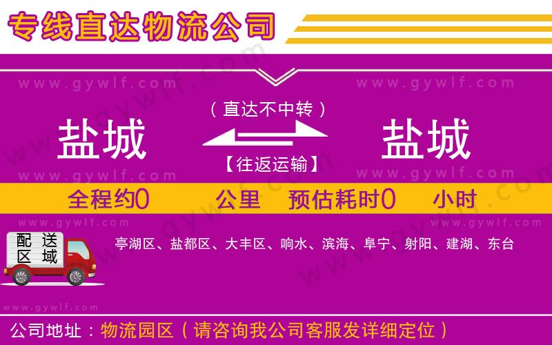 鹽城到鹽城物流公司 鹽城到鹽城物流公司