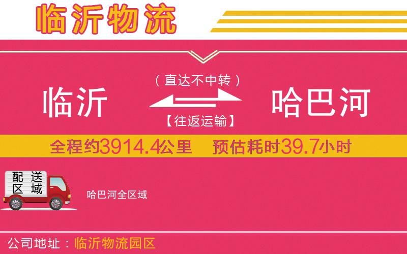 臨沂到哈巴河物流公司 臨沂到哈巴河物流公司