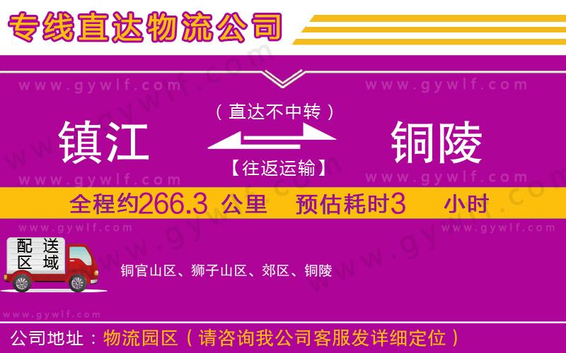 鎮(zhèn)江到銅陵物流公司 鎮(zhèn)江到銅陵物流公司