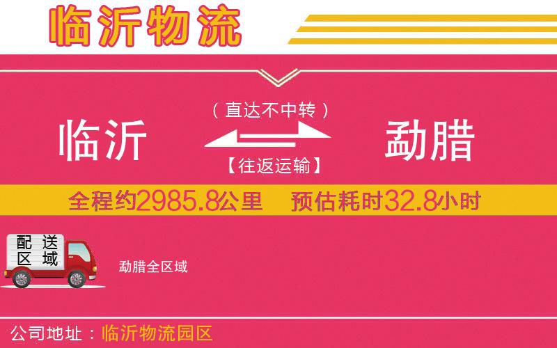 臨沂到勐臘物流公司 臨沂到勐臘物流公司