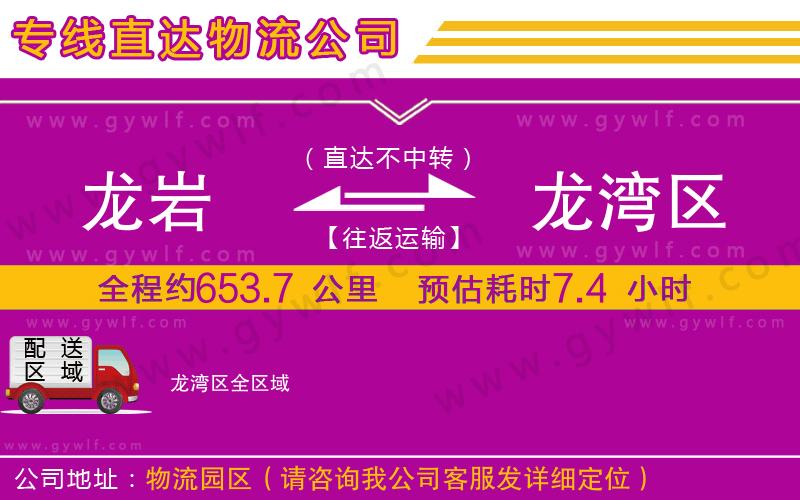 龍巖到龍灣區(qū)物流公司 龍巖到龍灣區(qū)物流公司