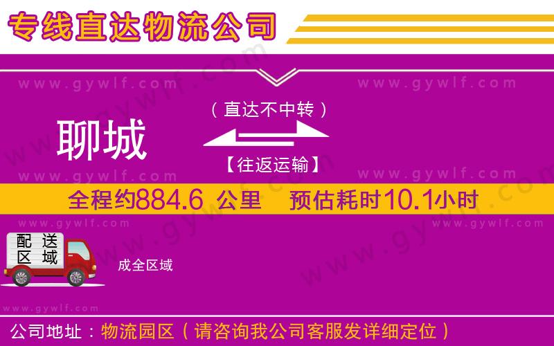 聊城到成物流公司 聊城到成物流公司