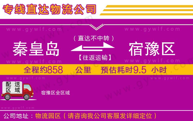 秦皇島到宿豫區(qū)物流公司 秦皇島到宿豫區(qū)物流公司