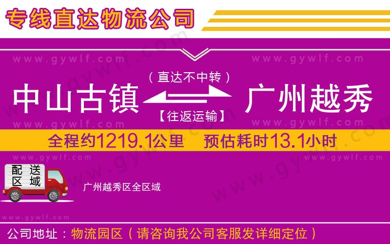 中山古鎮(zhèn)到廣州越秀區(qū)物流公司 中山古鎮(zhèn)到廣州越秀區(qū)物流公司