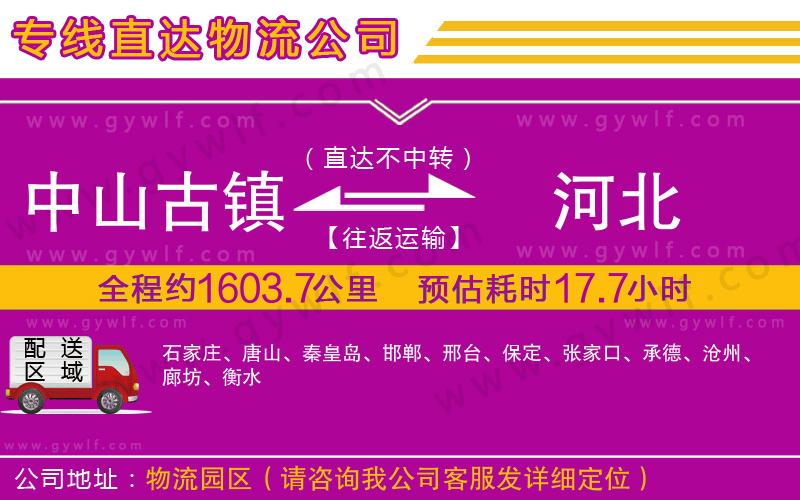 中山古鎮(zhèn)到河北物流公司 中山古鎮(zhèn)到河北物流公司