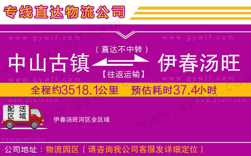 中山古鎮(zhèn)到伊春湯旺河區(qū)物流公司 中山古鎮(zhèn)到伊春湯旺河區(qū)物流公司