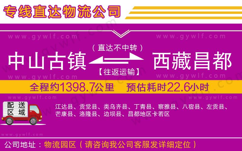 中山古鎮(zhèn)到西藏昌都地區(qū)物流公司 中山古鎮(zhèn)到西藏昌都地區(qū)物流公司