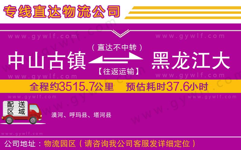 中山古鎮(zhèn)到黑龍江大興安嶺地區(qū)物流公司 中山古鎮(zhèn)到黑龍江大興安嶺地區(qū)物流公司