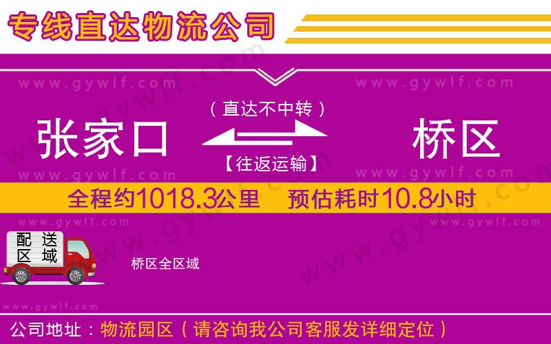 張家口到埇橋區(qū)物流公司 張家口到埇橋區(qū)物流公司
