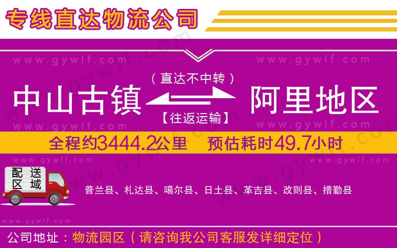 中山古鎮(zhèn)到阿里地區(qū)物流公司 中山古鎮(zhèn)到阿里地區(qū)物流公司