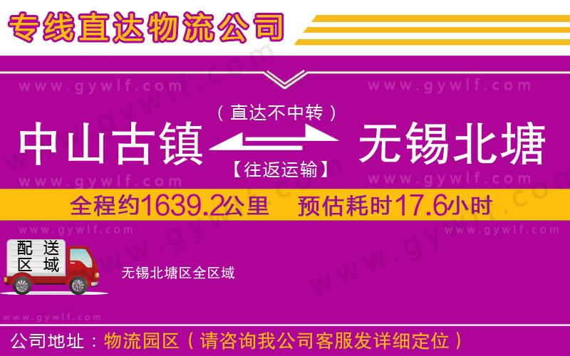 中山古鎮(zhèn)到無錫北塘區(qū)物流公司 中山古鎮(zhèn)到無錫北塘區(qū)物流公司