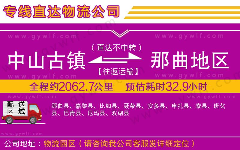中山古鎮(zhèn)到那曲地區(qū)物流公司 中山古鎮(zhèn)到那曲地區(qū)物流公司