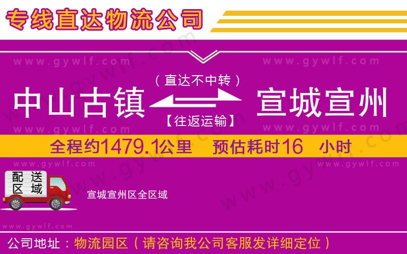 中山古鎮(zhèn)到宣城宣州區(qū)物流公司 中山古鎮(zhèn)到宣城宣州區(qū)物流公司