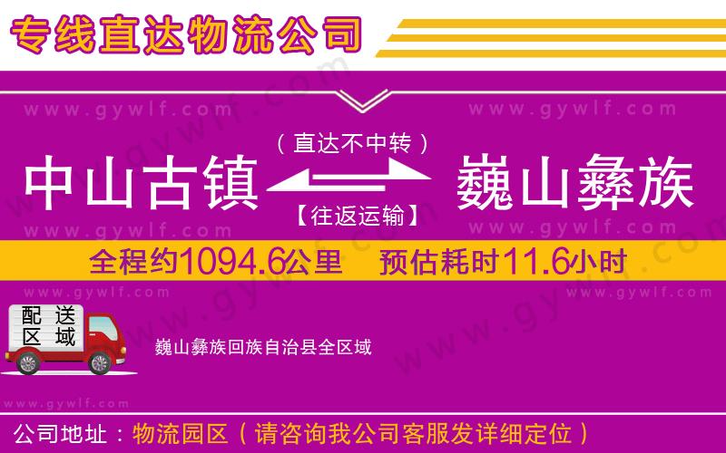中山古鎮(zhèn)到巍山彝族回族自治縣物流公司 中山古鎮(zhèn)到巍山彝族回族自治縣物流公司