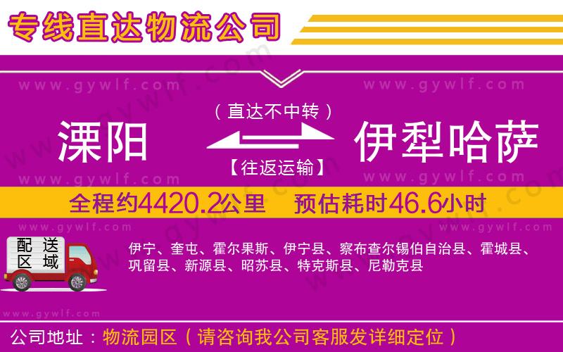 溧陽到伊犁哈薩克自治州物流公司 溧陽到伊犁哈薩克自治州物流公司