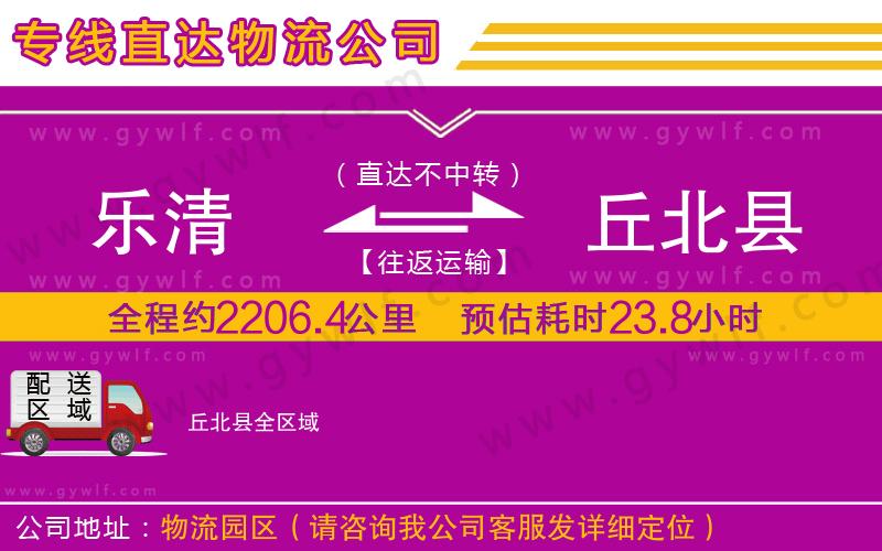 樂(lè)清到丘北縣物流公司 樂(lè)清到丘北縣物流公司