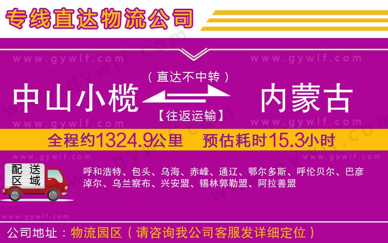 中山小欖到內(nèi)蒙古物流公司 中山小欖到內(nèi)蒙古物流公司