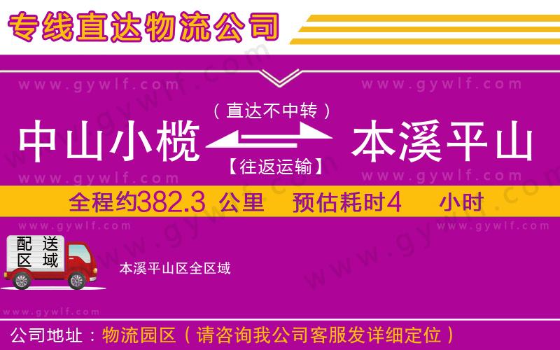 中山小欖到本溪平山區(qū)物流公司 中山小欖到本溪平山區(qū)物流公司