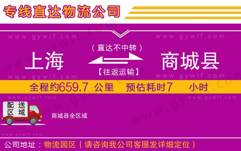 上海到商城縣貨運專線 上海到商城縣貨運專線