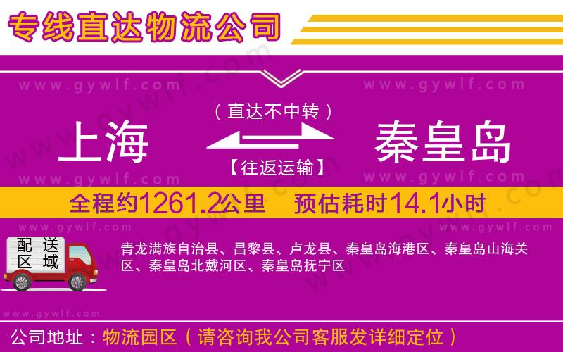 上海到秦皇島物流專(zhuān)線(xiàn) 上海到秦皇島物流專(zhuān)線(xiàn)