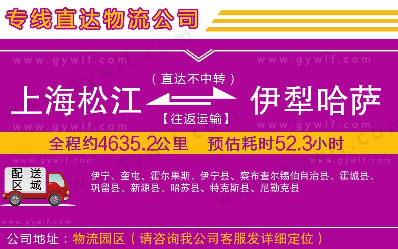 上海松江區(qū)到伊犁哈薩克自治州物流公司 上海松江區(qū)到伊犁哈薩克自治州物流公司