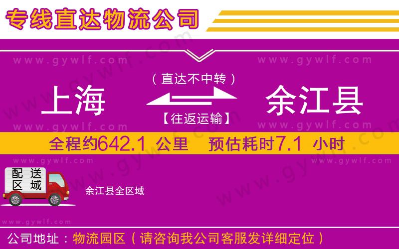 上海到余江縣貨運(yùn)公司 上海到余江縣貨運(yùn)公司