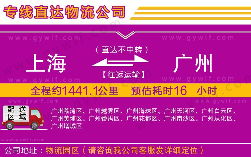 上海到廣州貨運(yùn)專線 上海到廣州貨運(yùn)專線