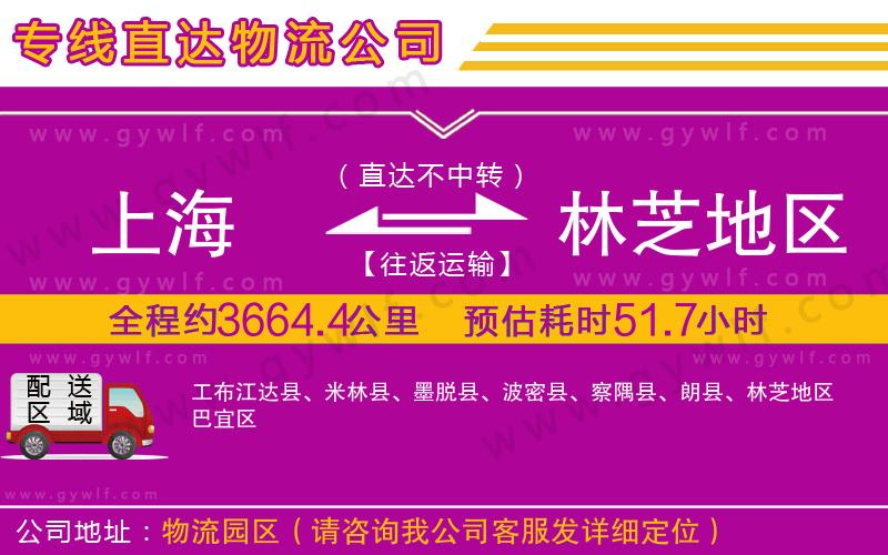 上海到林芝地區(qū)貨運公司 上海到林芝地區(qū)貨運公司