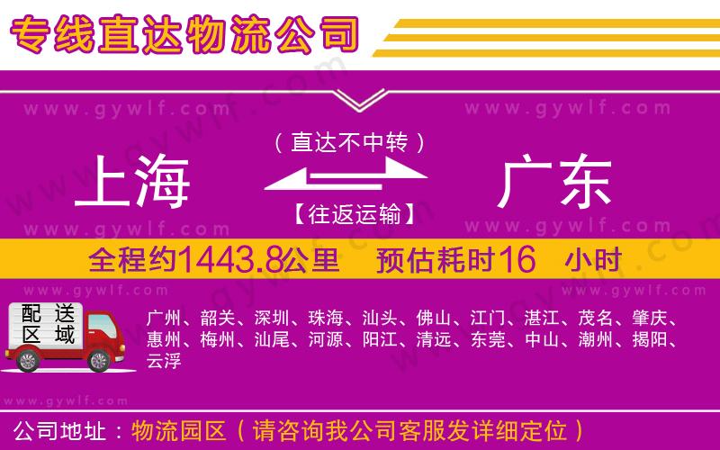 上海到廣東貨運(yùn)專線 上海到廣東貨運(yùn)專線