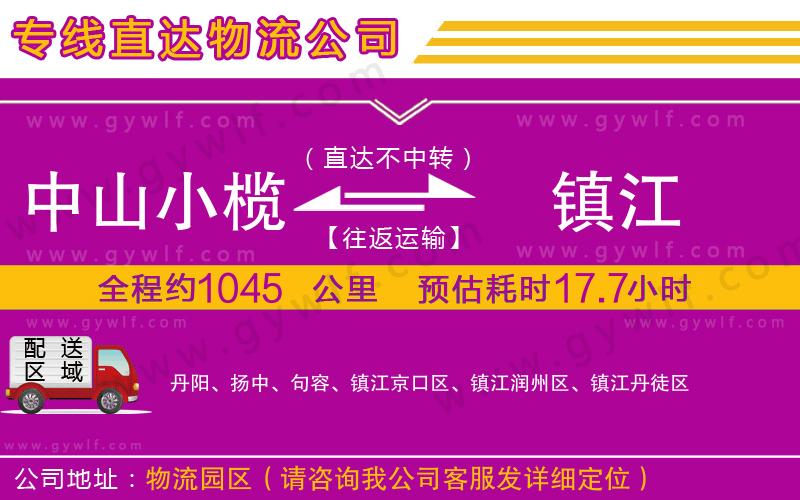 中山小欖到鎮(zhèn)江物流公司 中山小欖到鎮(zhèn)江物流公司
