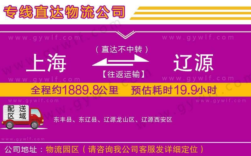 上海到遼源物流 上海到遼源物流
