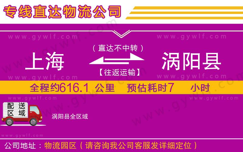 上海到渦陽縣物流專線 上海到渦陽縣物流專線