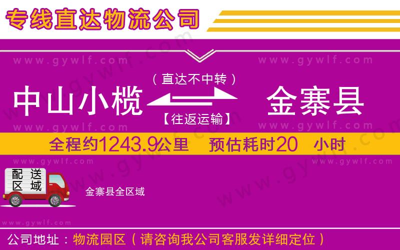 中山小欖到金寨縣物流公司 中山小欖到金寨縣物流公司