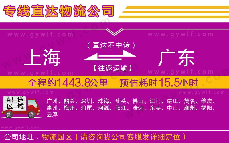 上海到廣東貨運(yùn)公司 上海到廣東貨運(yùn)公司